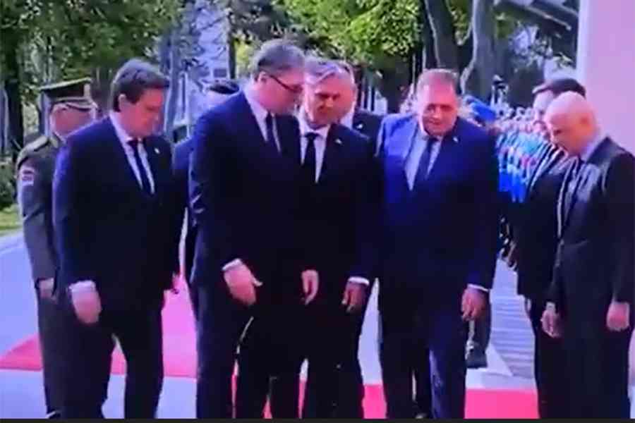 SKANDAL U BEOGRADU: Pogledajte šta je Milorad Dodik uradio Siniši Karanu…