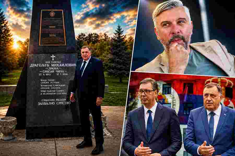 PROFESOR HRVOJE KLASIĆ: Dodik se slikao kraj spomenika onome koji je molio za pomoć svog saveznika koji je počinio genocid nad srpskim stanovništvom…