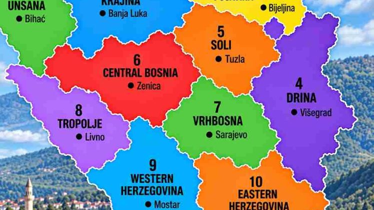 PROCURILA NOVA KARTA BOSNE I HERCEGOVINE: Prijedlog novog ustavnog uređenja stigao u Bruxelles…