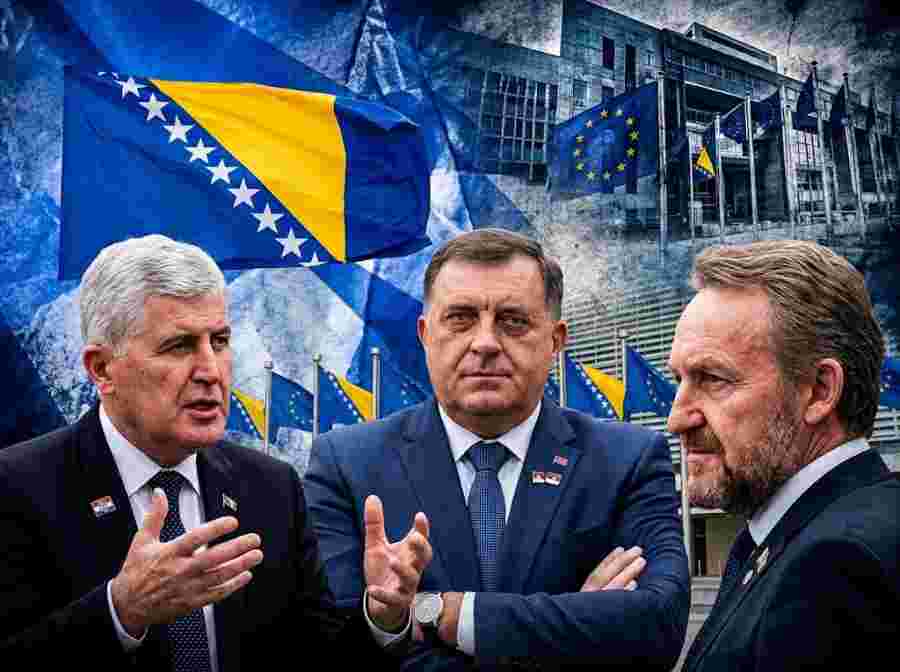 ČOVIĆ I IZETBEGOVIĆ TRAŽE EU I NATO, DODIK ZATEŽE KONOPAC: Hoće li evropske integracije opet ostati samo prazno obećanje? ČOVIĆ I IZETBEGOVIĆ TRAŽE EU I NATO, DODIK ZATEŽE KONOPAC: Hoće li evropske integracije opet ostati samo prazno obećanje?